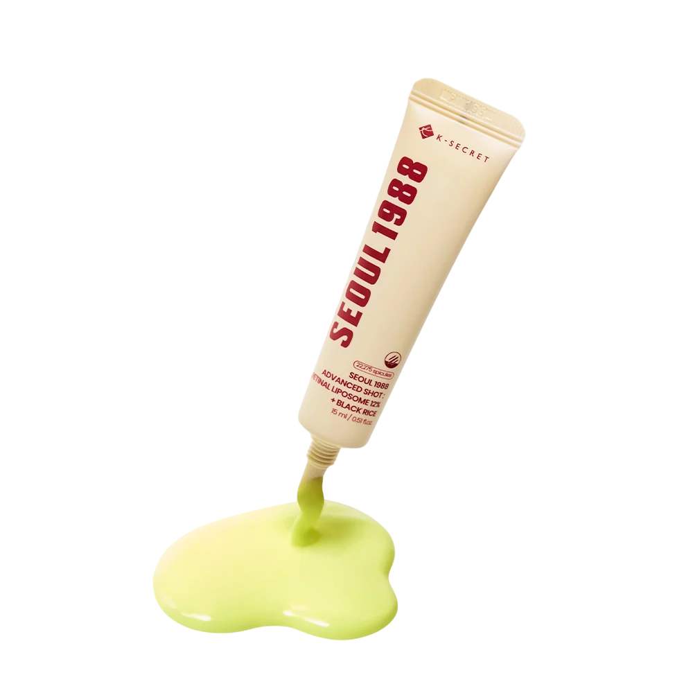 K-SECRET - SEUL 1988 Shot Avanzado: Crema de Liposoma Retinal 12% + Arroz Negro