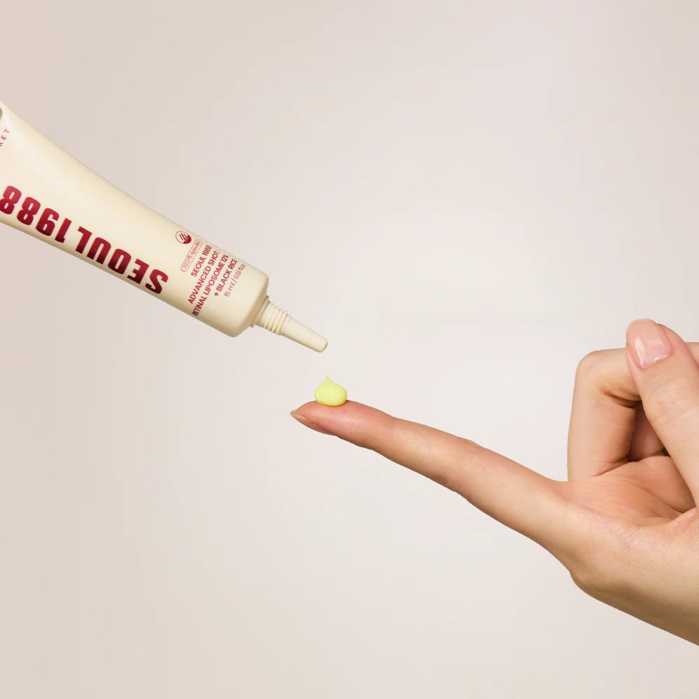 K-SECRET - SEUL 1988 Shot Avanzado: Crema de Liposoma Retinal 12% + Arroz Negro