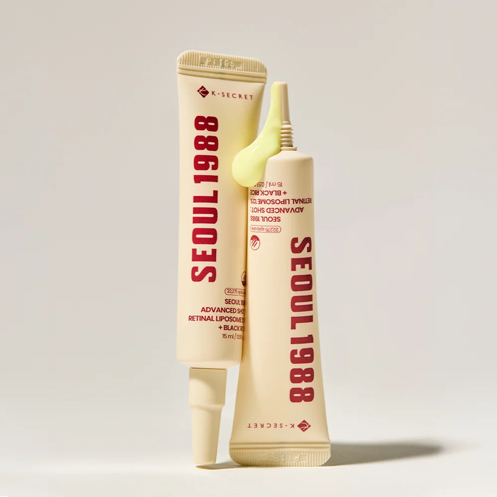 K-SECRET - SEUL 1988 Shot Avanzado: Crema de Liposoma Retinal 12% + Arroz Negro