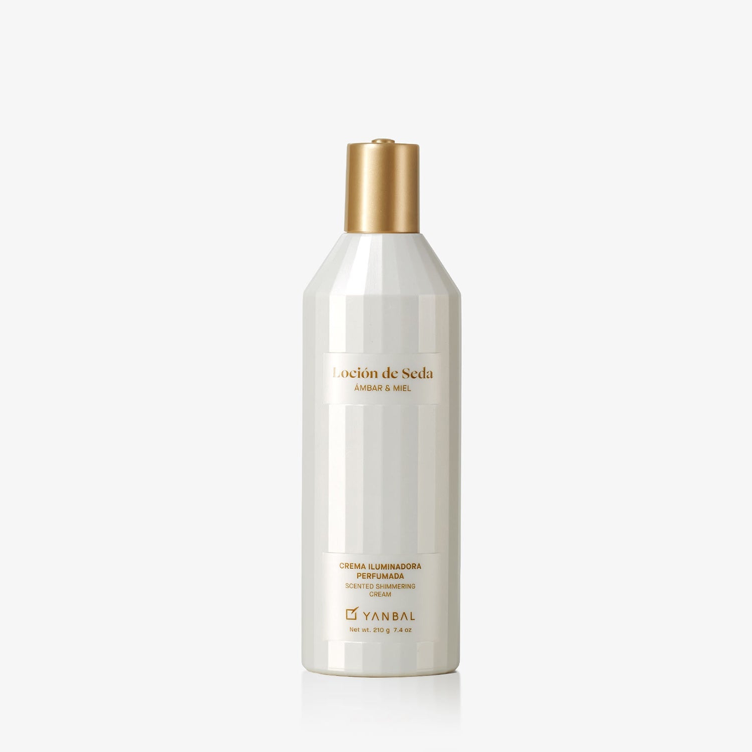 Loción de Seda Ámbar y Miel Crema Iluminadora Perfumada 210g