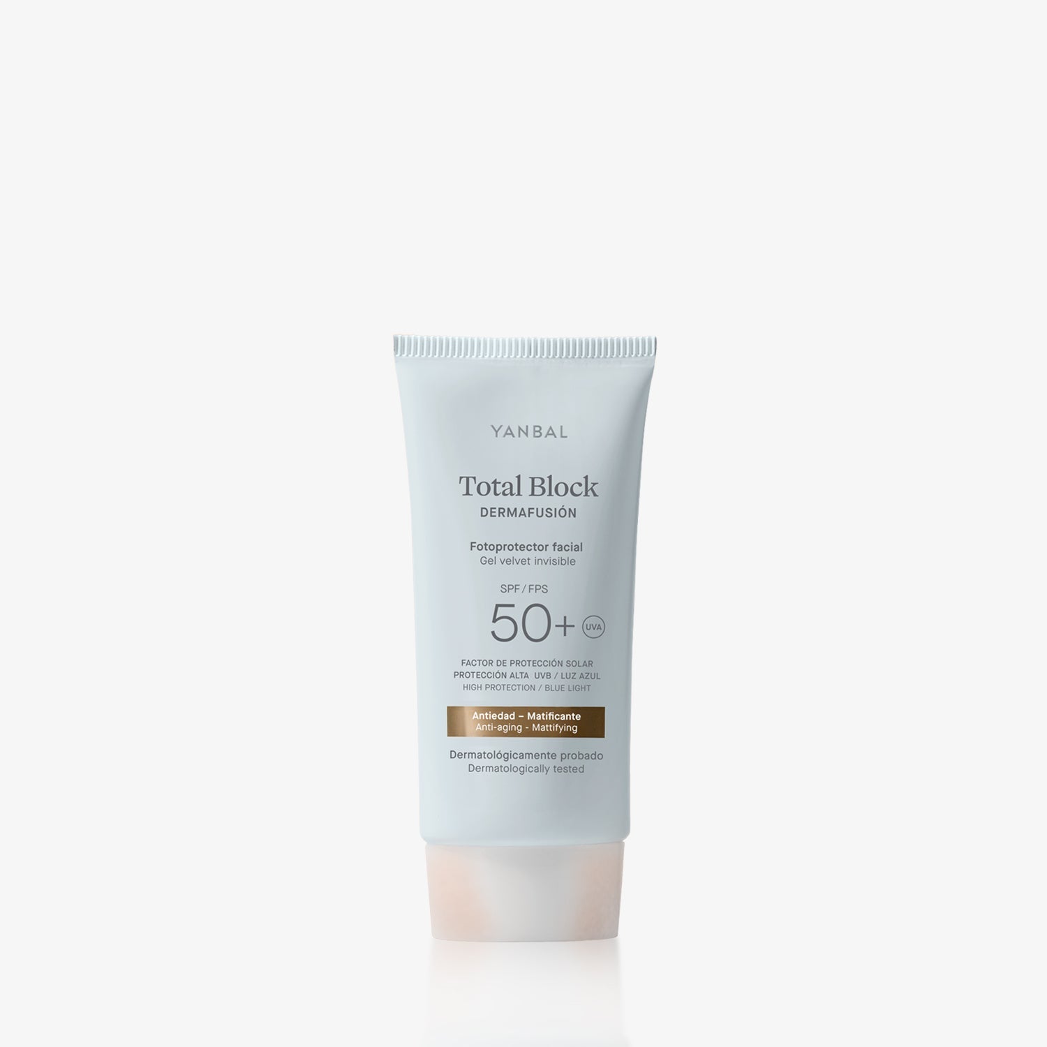 Fotoprotector Facial Gel Velvet Total Block Dermafusión SPF 50+