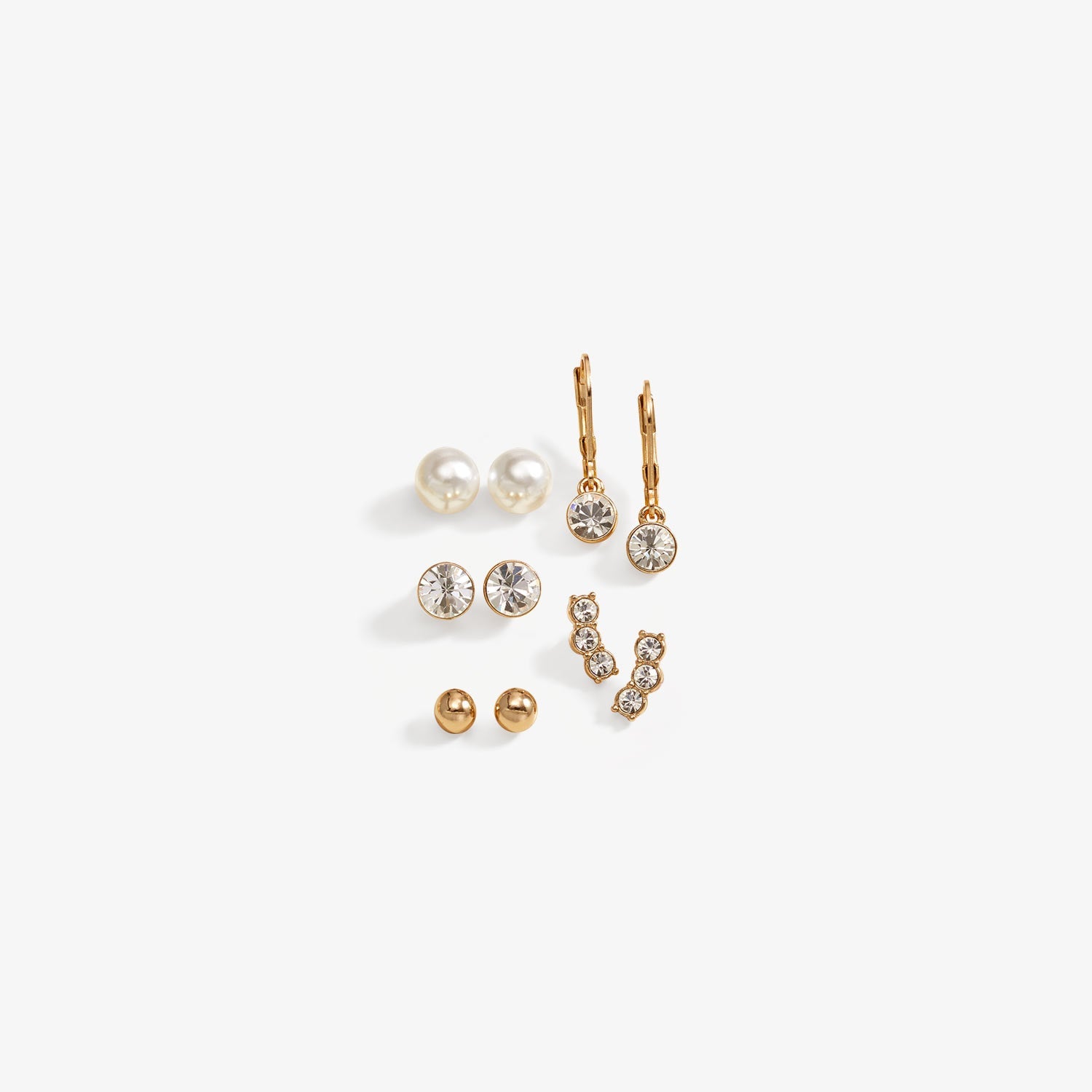 Set Aretes Esferas Cristal Yanbal