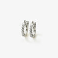 Argollas Platinium Cristal