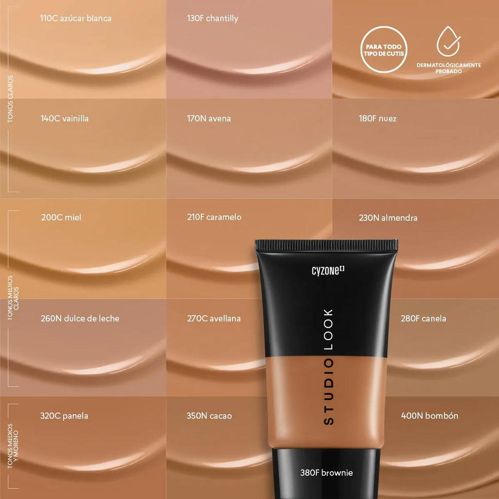 Base Liquida Facial Studio Look 30g