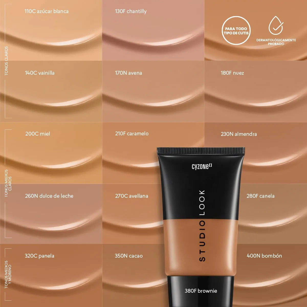 Base Liquida Facial Studio Look 30g