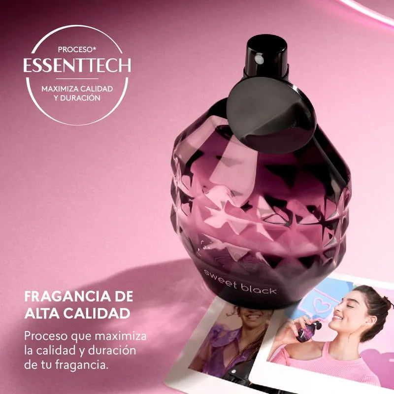 Set x2 Eau de parfum Sweet Black + Loción