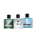 Set x3 Musk Metropolitano + Rain+ Marine