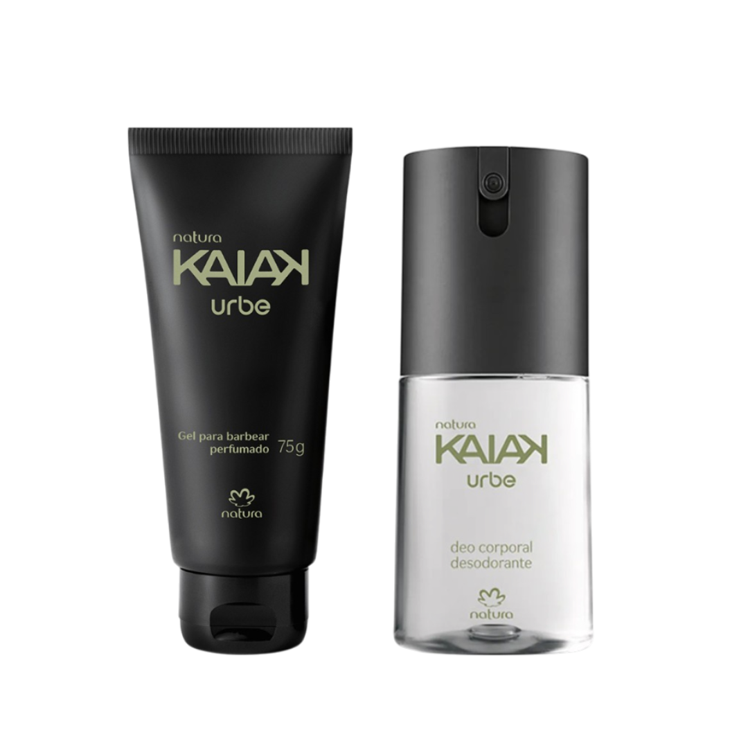Set x2 Kaiak Urbe Gel de Barbear + Splash