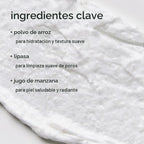 GLOW Limpiador espumoso con enzimas y arroz