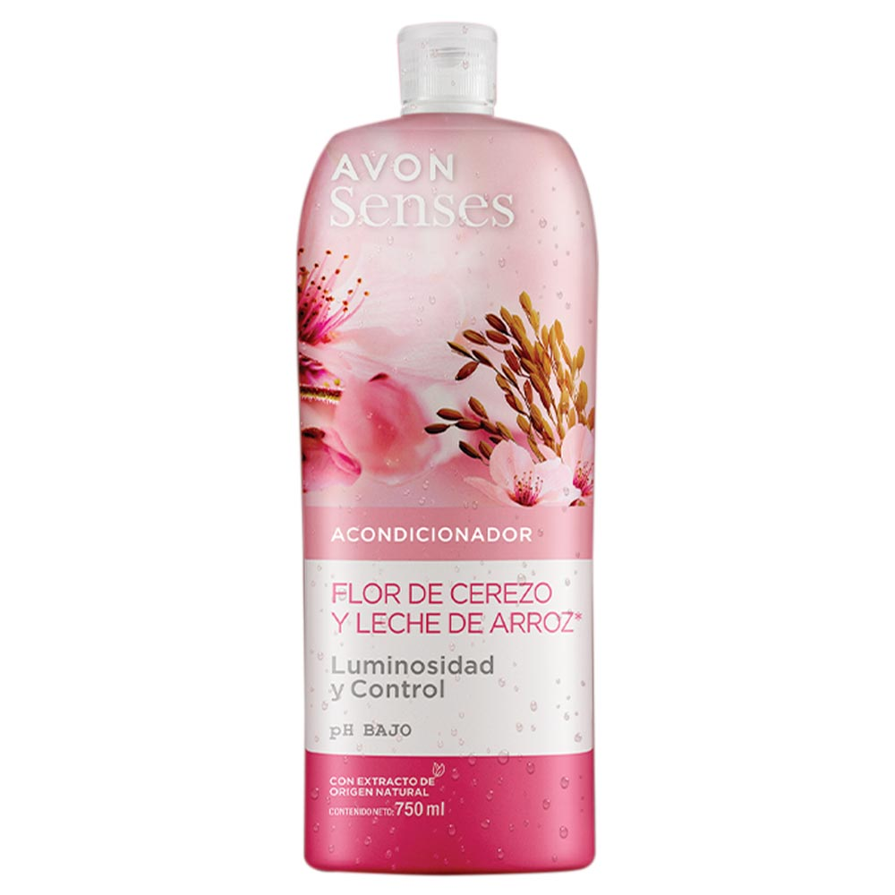 Avon Senses Acondicionador Flor De Cerezo Y Leche De Arroz 750 ml