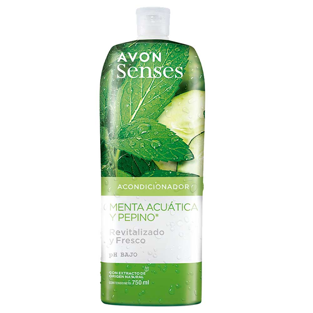 Avon Senses Acondicionador Menta y Pepino 750 ml