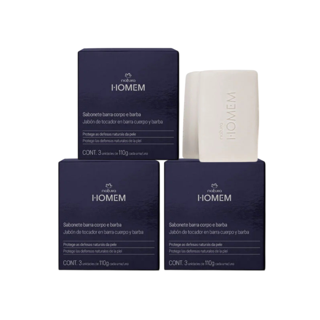 Pack x3 Cajas de jabones Homem