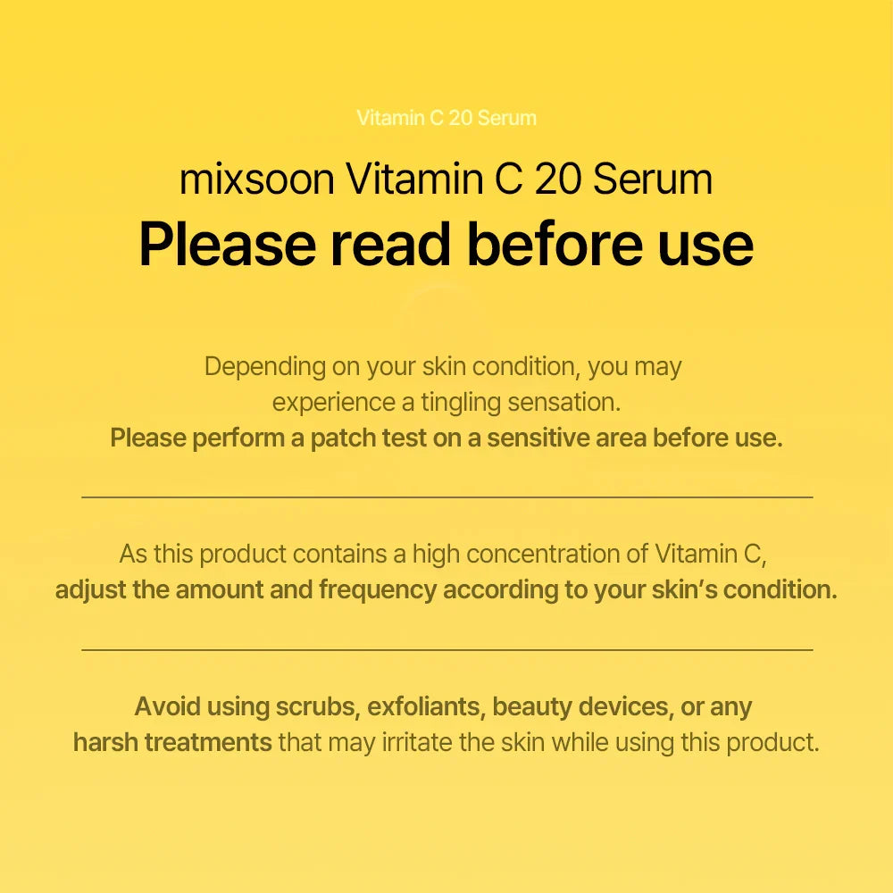 Mixsoon Sérum de Vitamina C 20