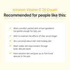 Mixsoon Crema de vitamina C 30 ml