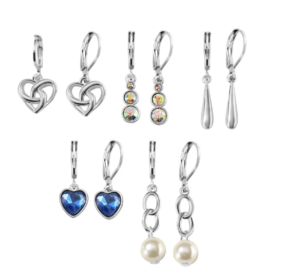 Set Aretes x5 Timeless Pieces