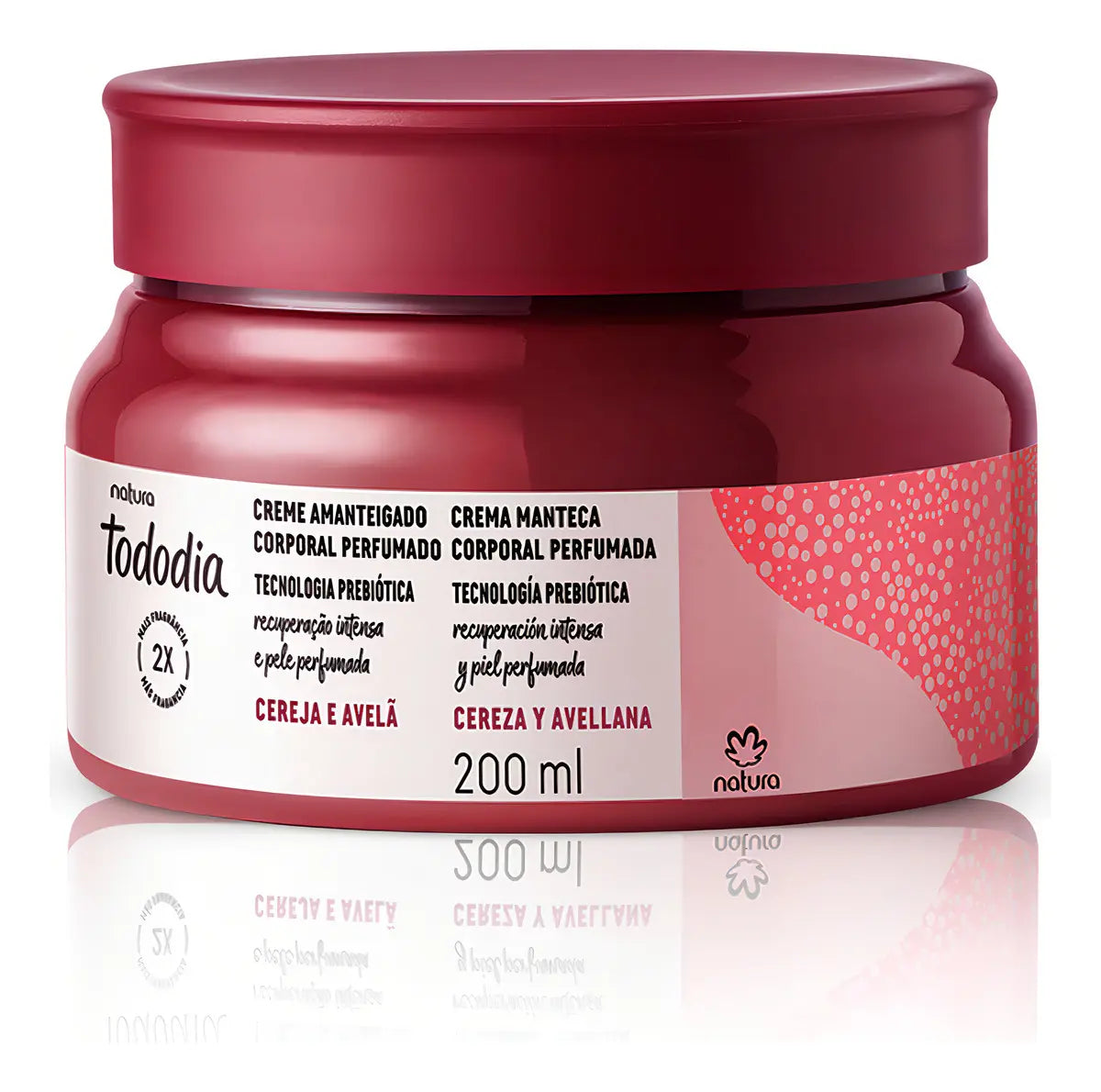 Crema Mantecada de Cereza y Avellana 200ml Tododia