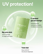 FRUDIA - Protector Solar en barra acabado mate control de la sebo