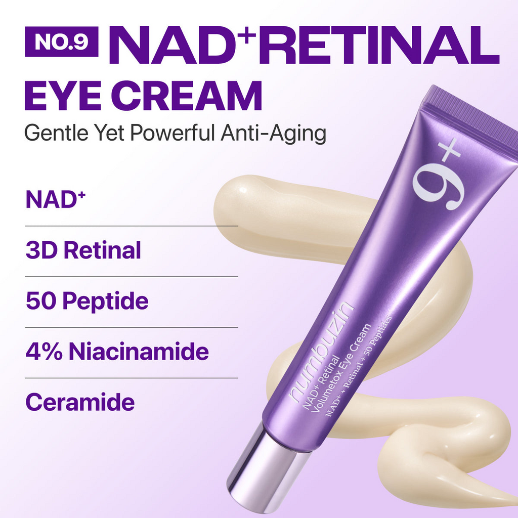 Numbuzin Crema para el contorno de ojos NAD+ Retinal Volumetox n.° 9