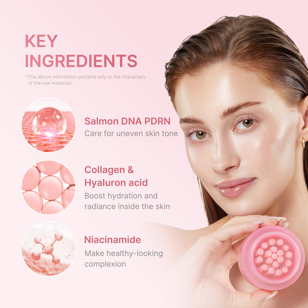 Medicube Crema en cápsulas de colágeno rosa PDRN