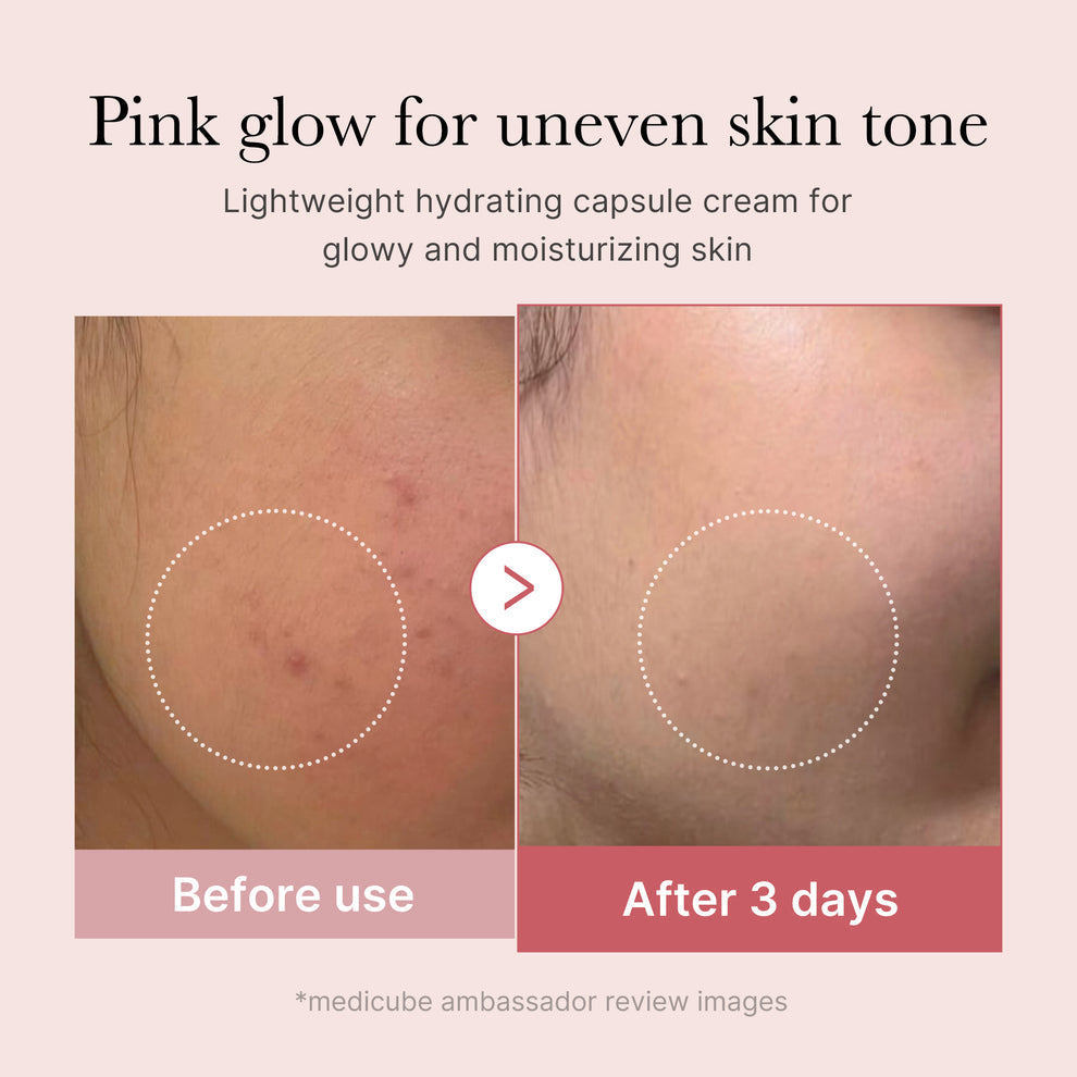 Medicube Crema en cápsulas de colágeno rosa PDRN