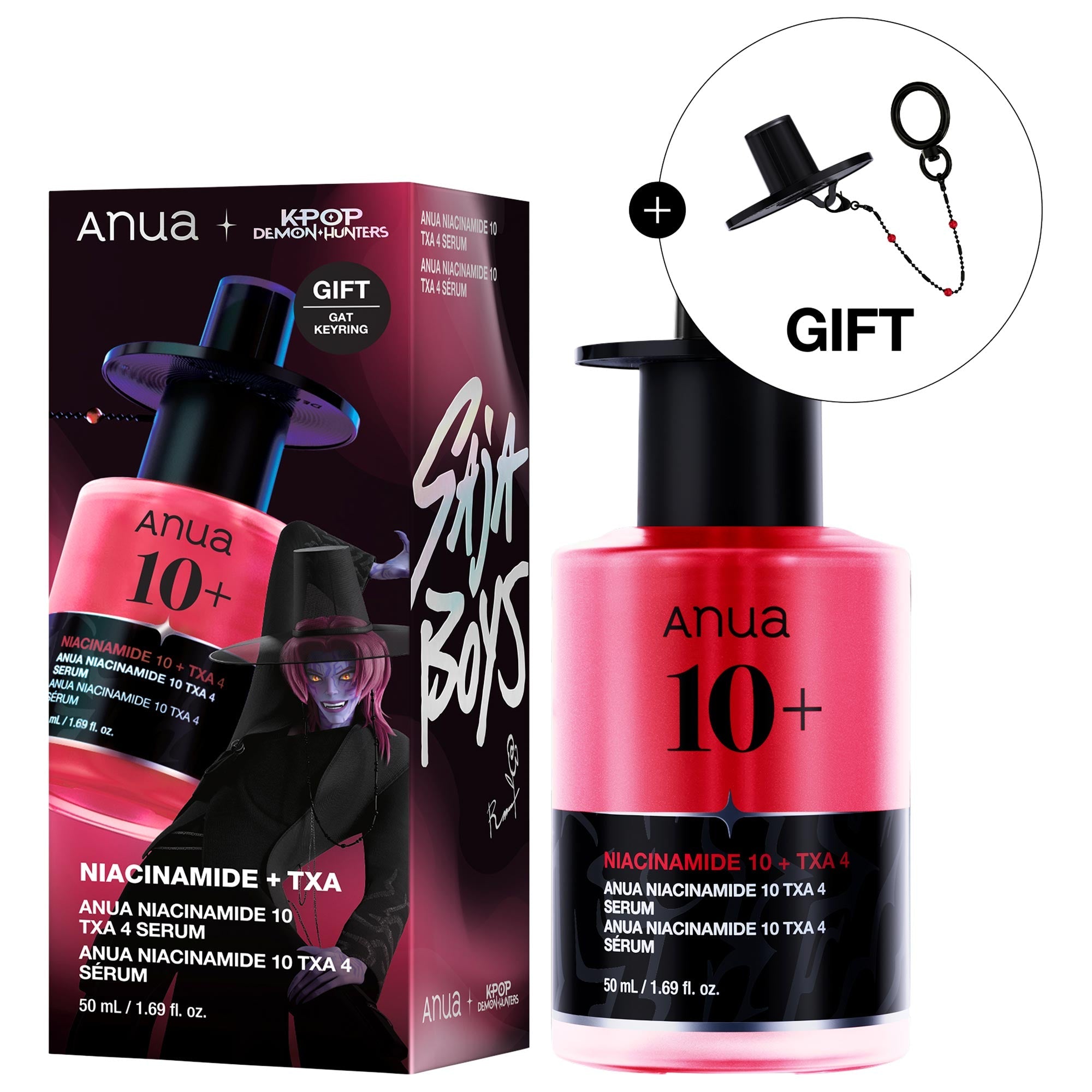 Anua x Kpop Demon Hunters Niacinamide 10 TXA 4 Sérum 50 ml