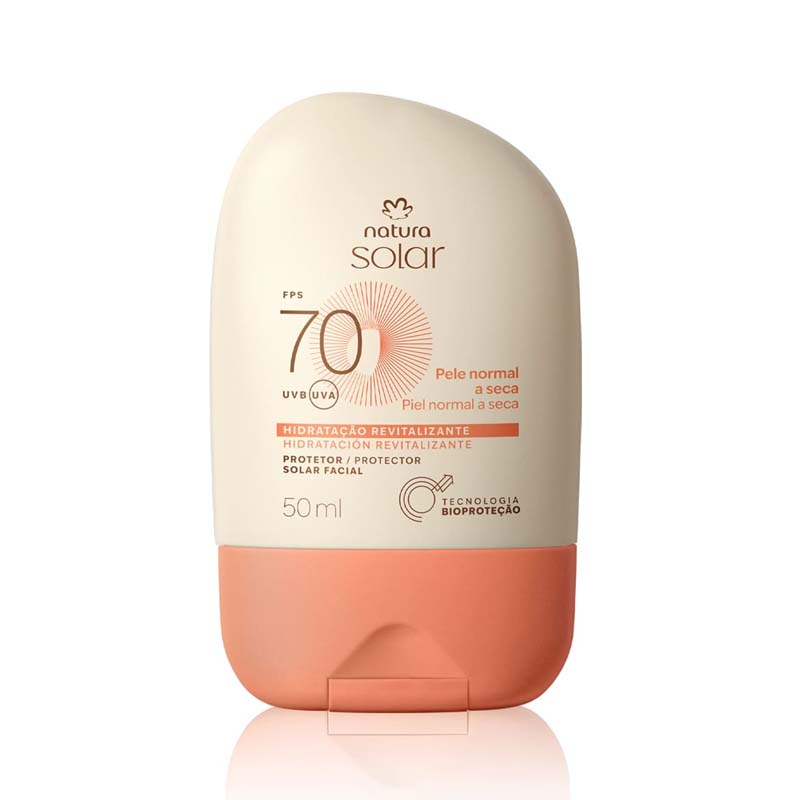 Protector Solar Facial Piel Normal a Seca FPS 70 Natura Solar