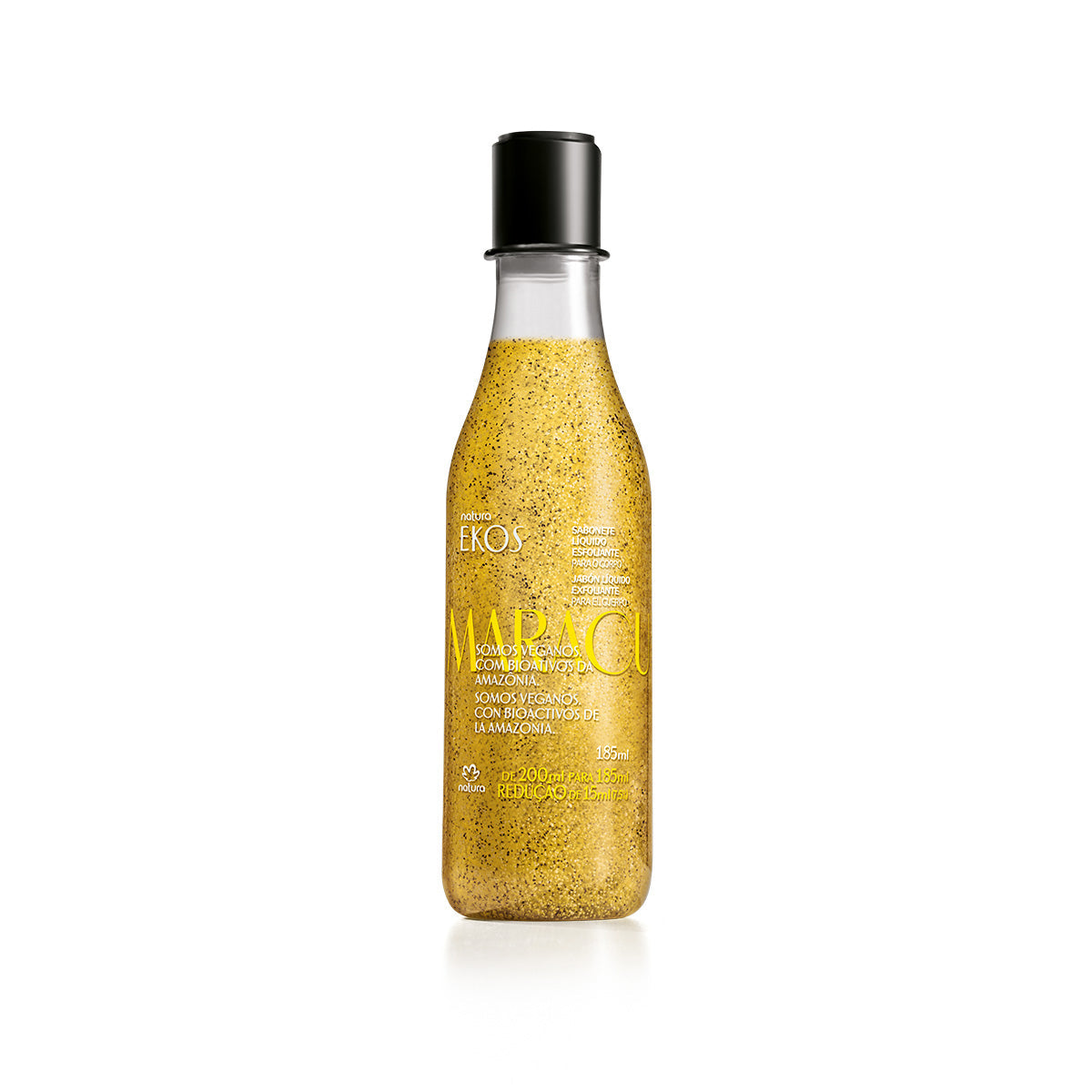 Jabón líquido exfoliante corporal maracuyá 185 ml EKOS