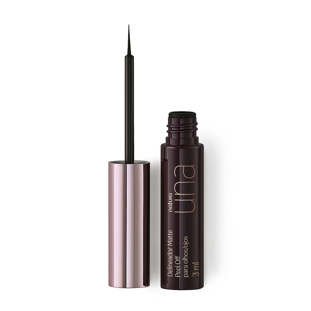 Delineador líquido peel off negro UNA