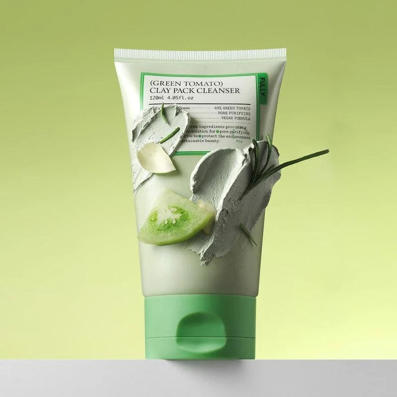 FULLY - Mascarilla y Limpiador de Arcilla Facial Tomate Verde