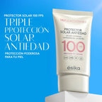 Protector Solar Facial Antiedad FPS 100 Triple Acción Max Esika