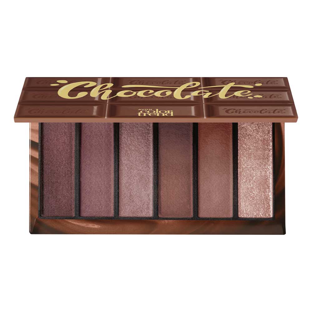 Paleta De Sombras Chocolate 4,2 g Color Trend