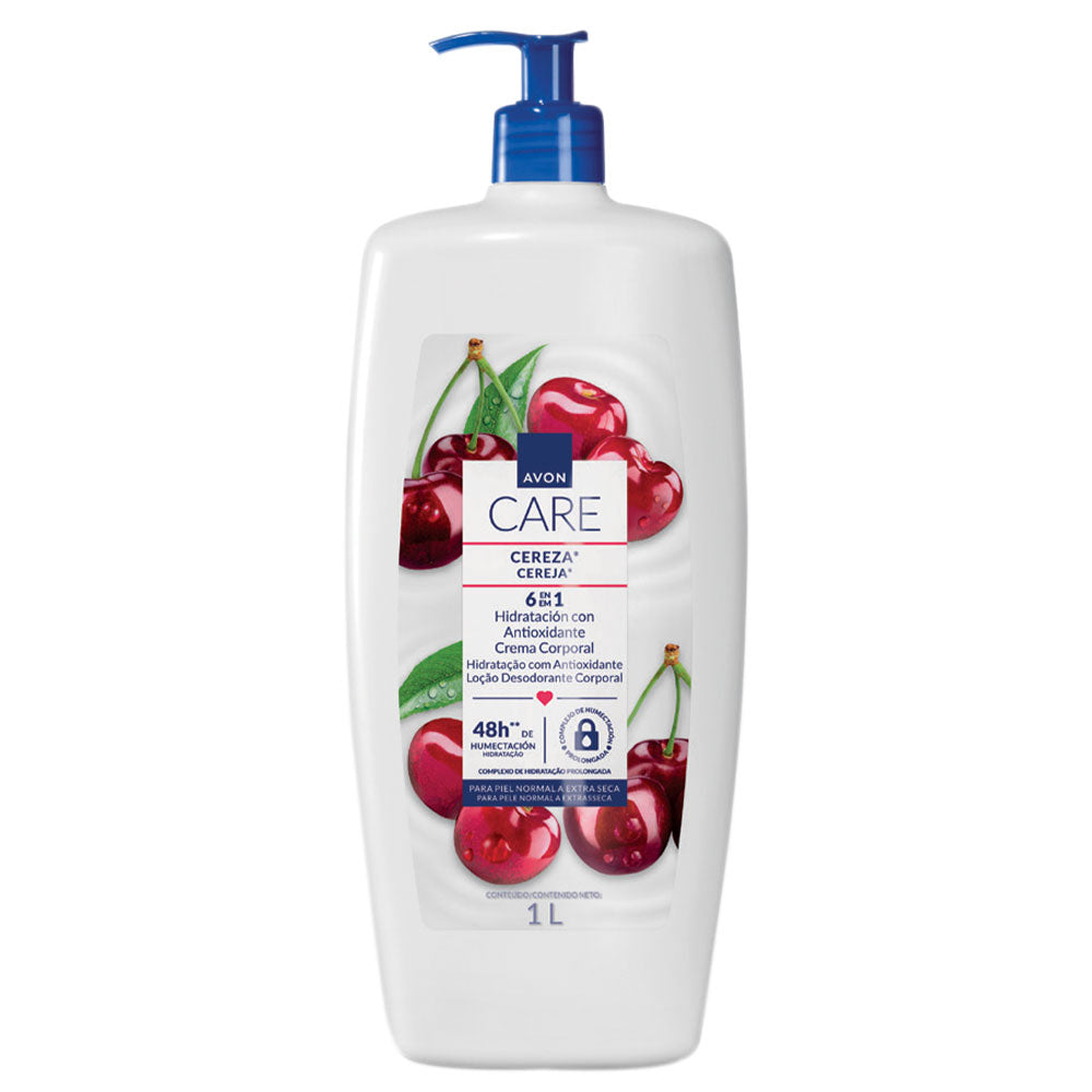 Avon Care 6 en 1 Crema Corporal Cereza 1000 ml