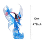 Figura de Greninja Ash, sobre agua