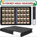 Binder Standar 4x4, con cierre y para 1024 cartas.