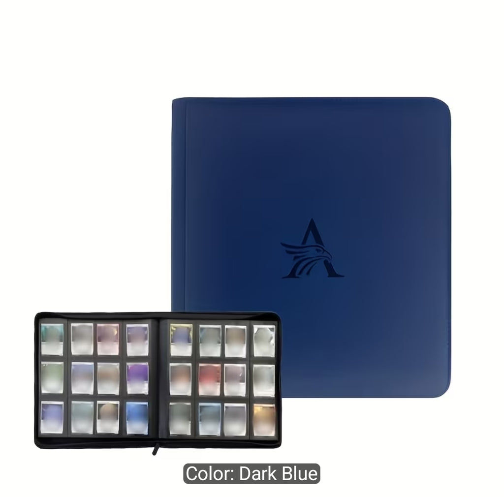 Binder Standar 4x3, con cierre y para 480 cartas.