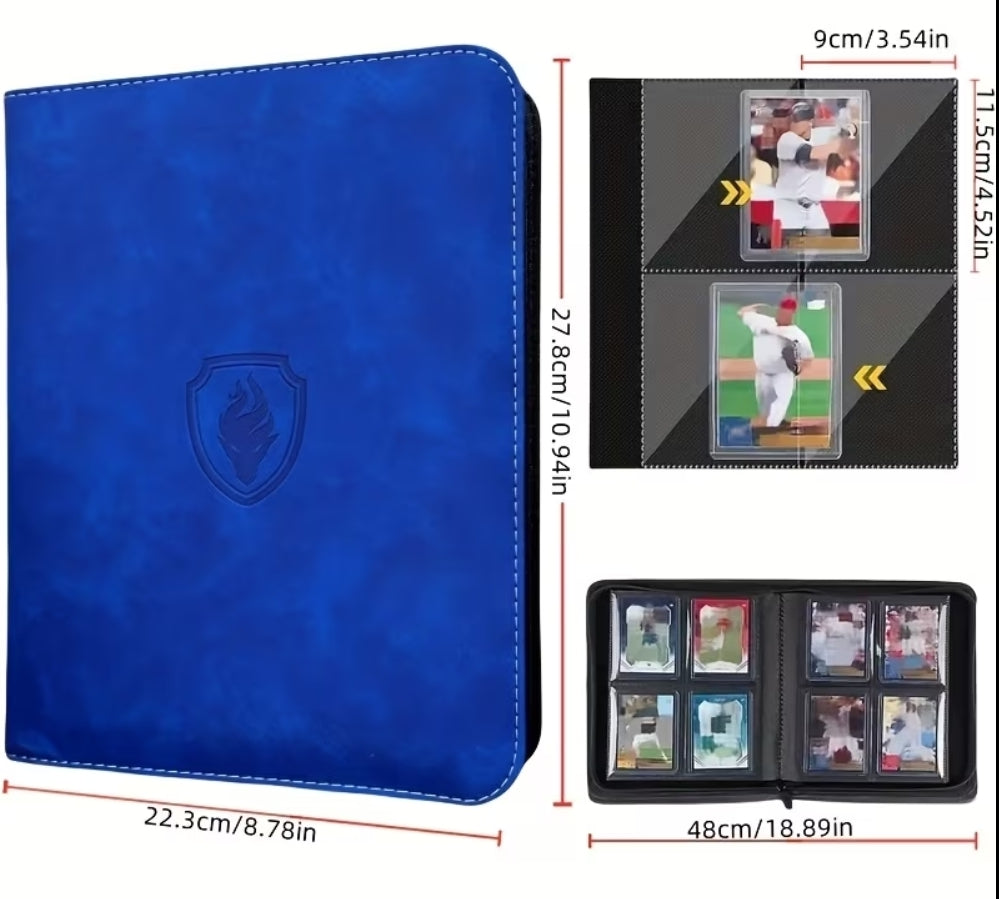 Binder Top Loader 2x2, con cierre y para 128 cartas.