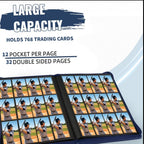 Binder Standar 4x3, con cierre y para 768 cartas.