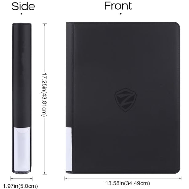 Binder Standar 4x4, con cierre y para 1024 cartas.