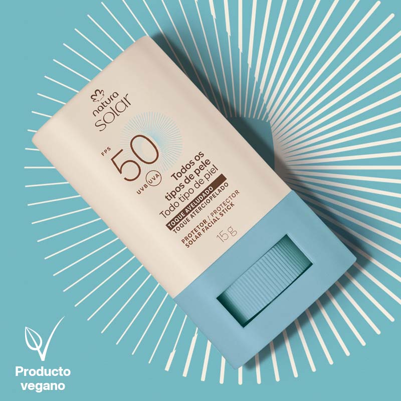 Protector Solar Facial en Barra FPS 50 Natura Solar