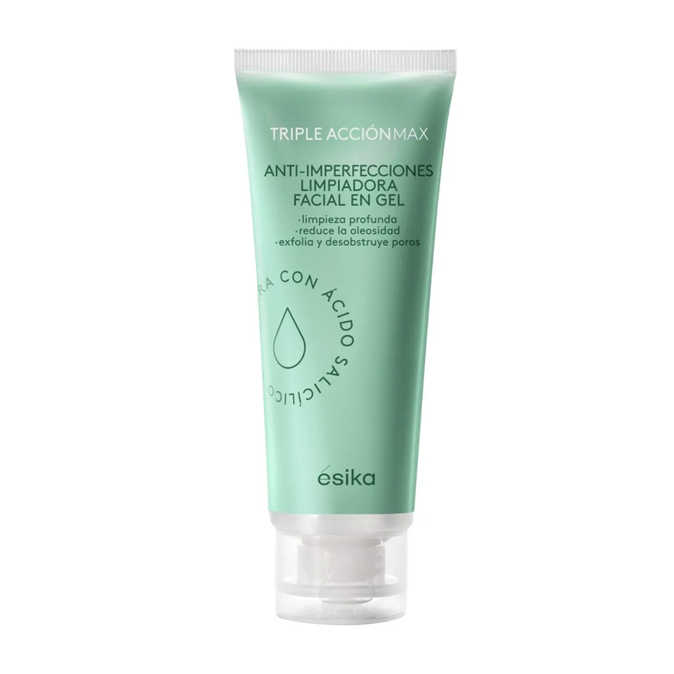 Limpiadora Facial en Gel Anti-imperfecciones Triple Acción Max